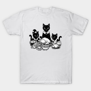 Thanksgiving Kitties T-Shirt